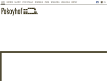 Tablet Screenshot of pokoyhof.com